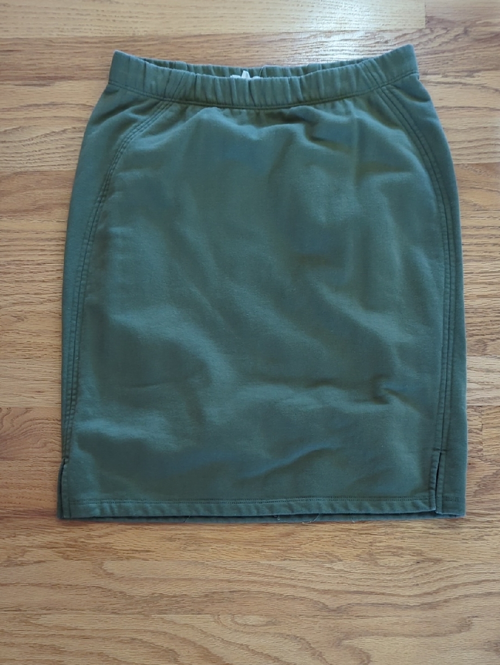 Eileen Fisher Olive Green Pencil Skirt